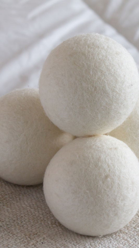 Starter Laundry Set - Wool Dryer Balls + Scent