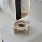Retro Wabi-Sabi Style Yellow Limestone Decorative Storage Tray