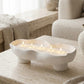 Scalloped Candle Tray-Refillable Sand Wax Candle Vessel