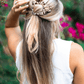 Blonde Tortoise Large Flat Square Hair Clip
