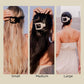 Blonde Tortoise Large Flat Square Hair Clip